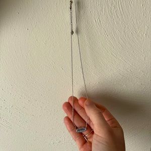 kendra scott eva pendant necklace in silver